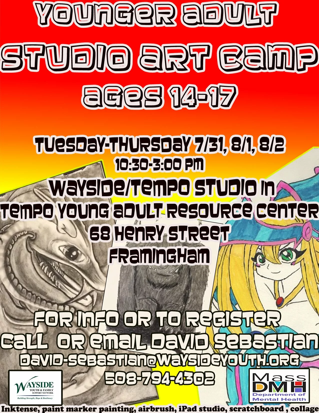 YA art camp flyer01Reduced